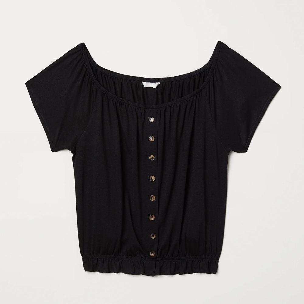 H&M Short Jersey Top